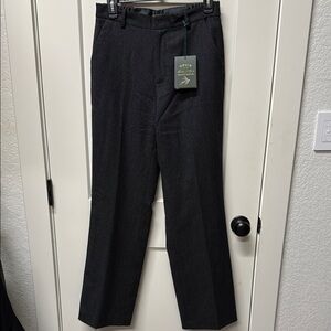 NWT Orvis Black Trousers Classic Straight-Leg Design